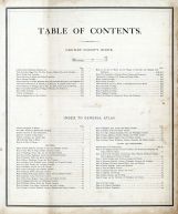 Table of Contents, Grundy County 1874